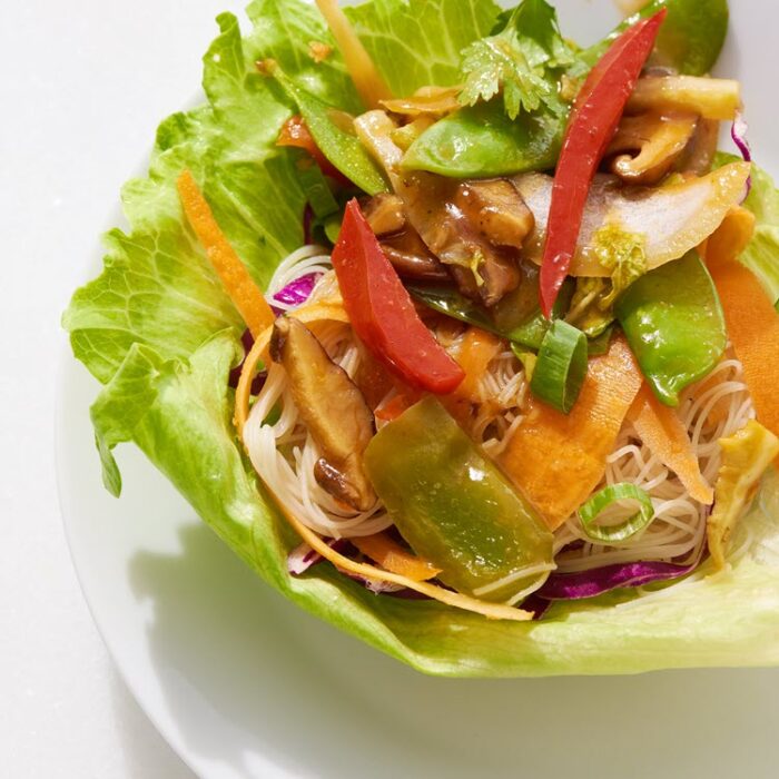 Szechuan Vegetable Lettuce Wraps