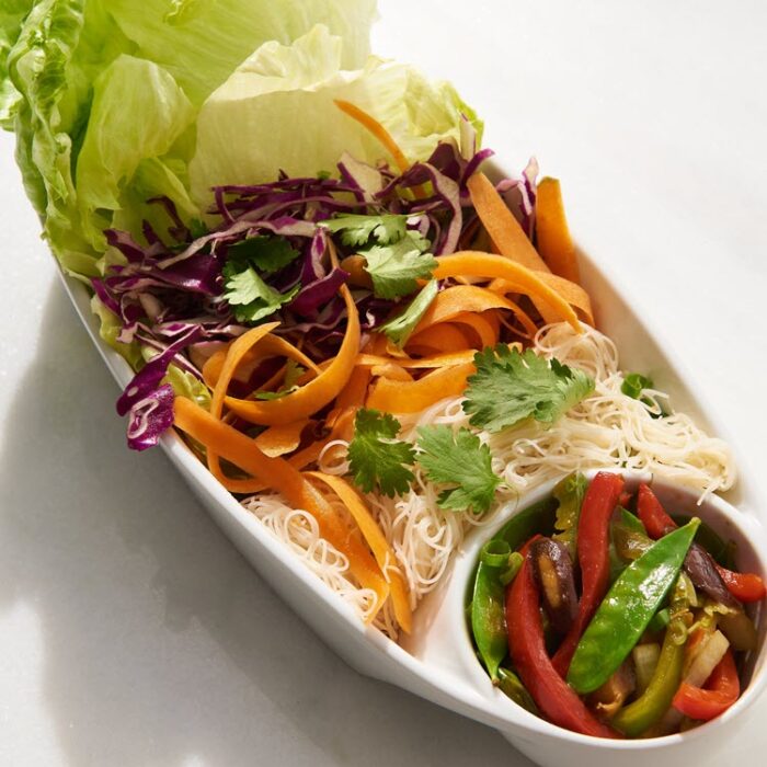 Szechuan Vegetable Lettuce Wraps