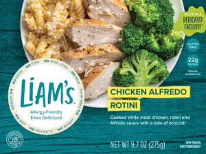 chicken alfredo front label